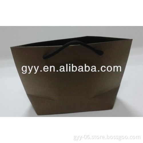 Brown color apperal shopping bag GYY
